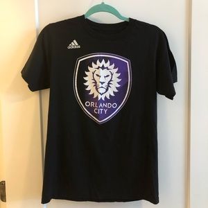 Adidas Orlando City Soccer Black T-shirt